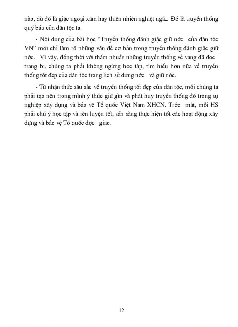 image for page GDQP 10 Bài 1 Truyền thống đánh giặc giữ nước của dan tộc VN