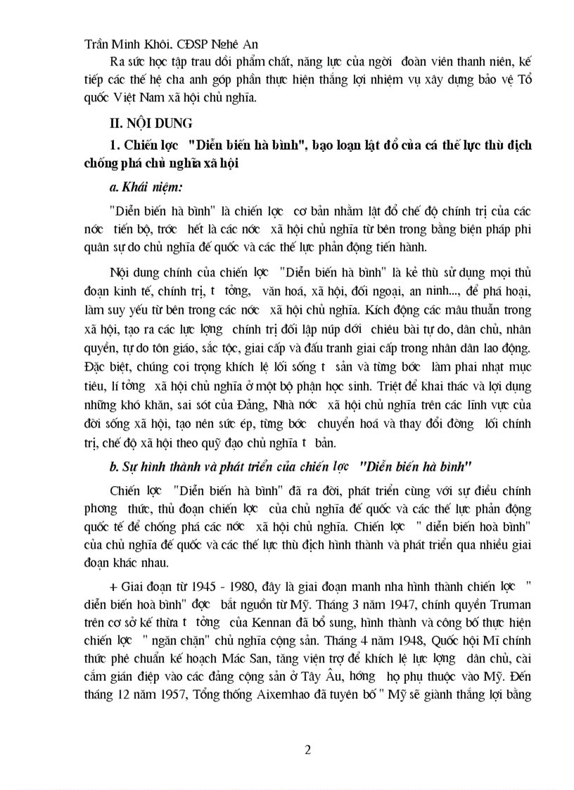 image for page GDQP HP2 hệ CDDH chương trình mới