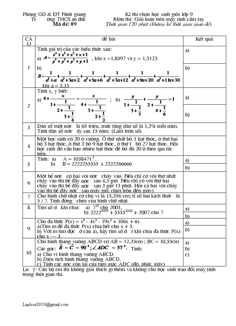 image for page Giai toan tren may tinh cam tay