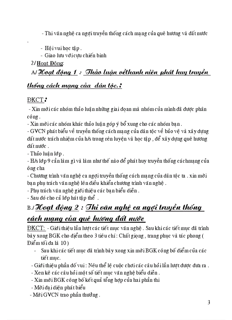 image for page Giao an chu nhiem thang 12