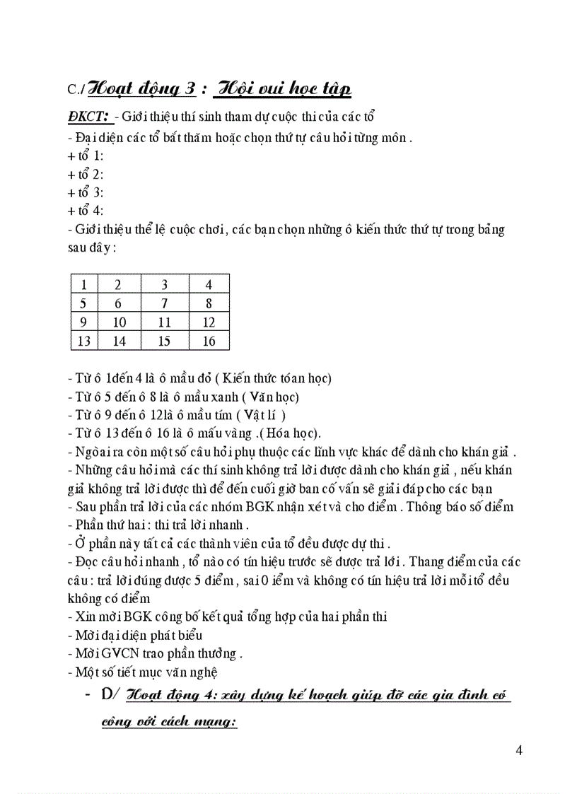 image for page Giao an chu nhiem thang 12