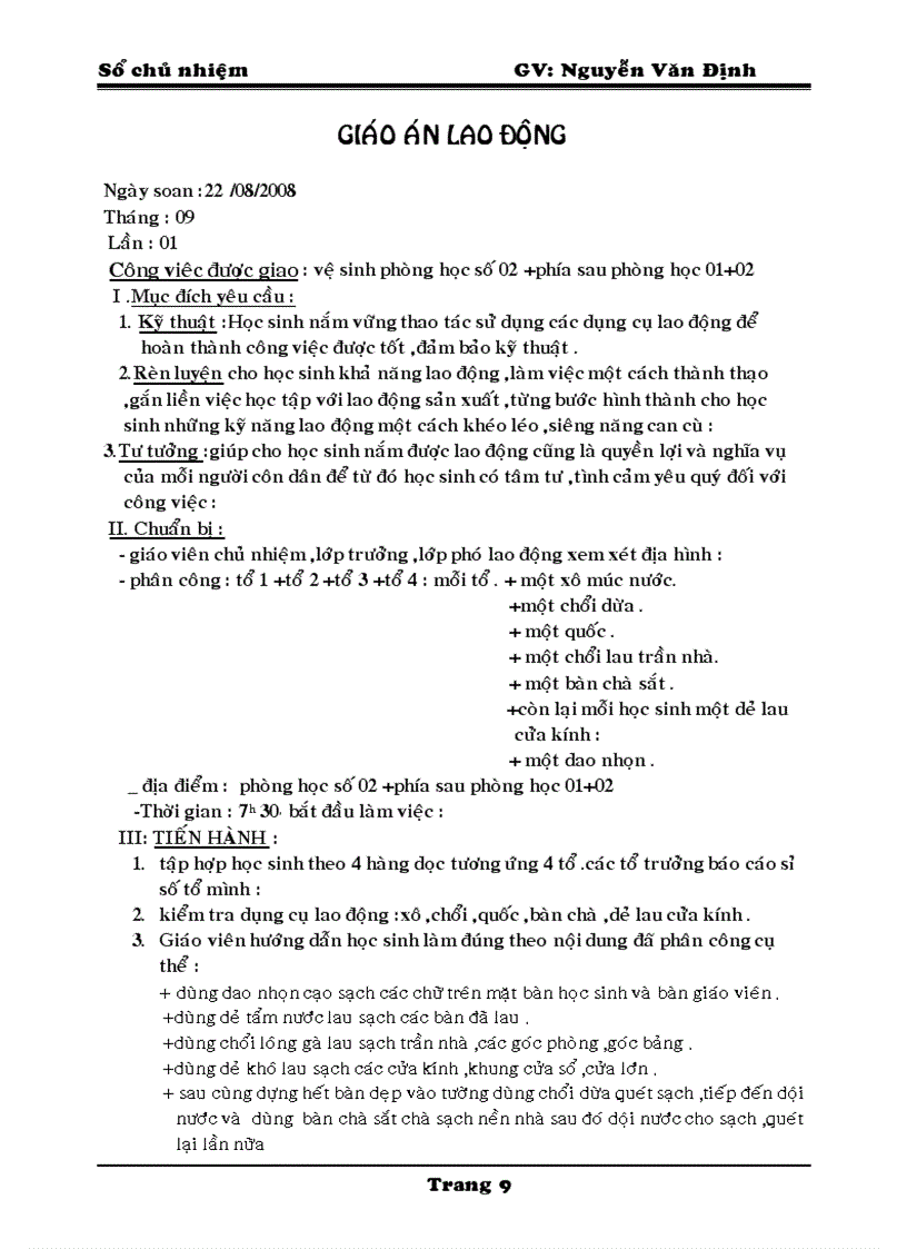 image for page Giao an lao động