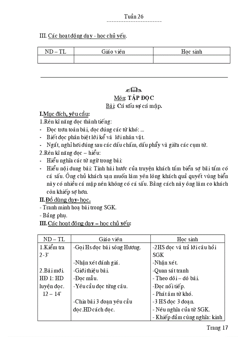 image for page Giao an lop 2 tuần 26