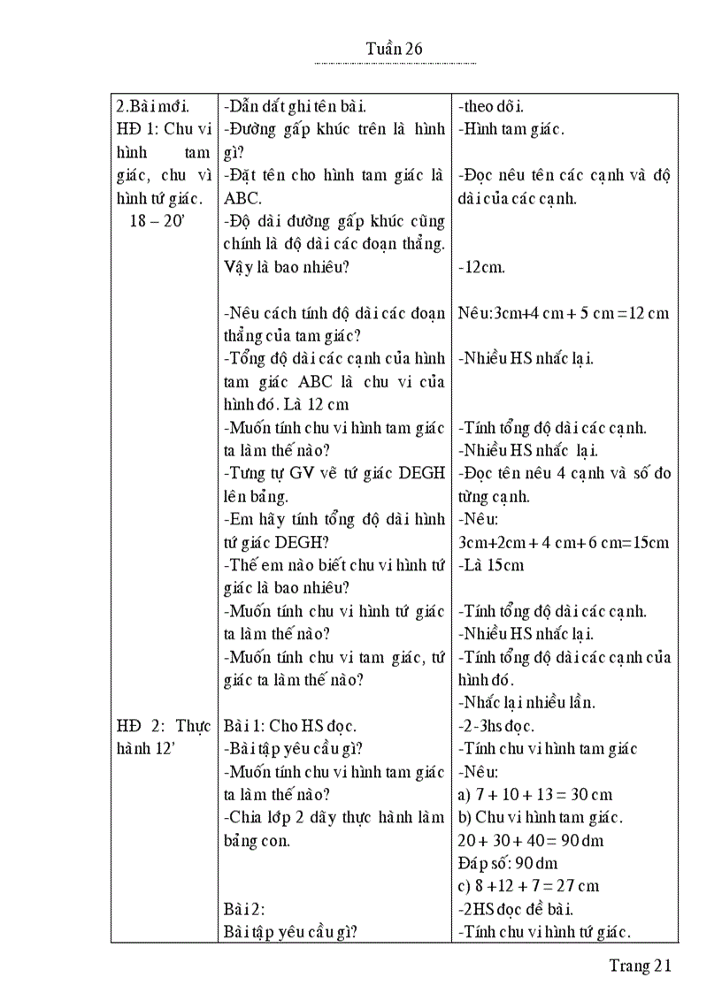 image for page Giao an lop 2 tuần 26