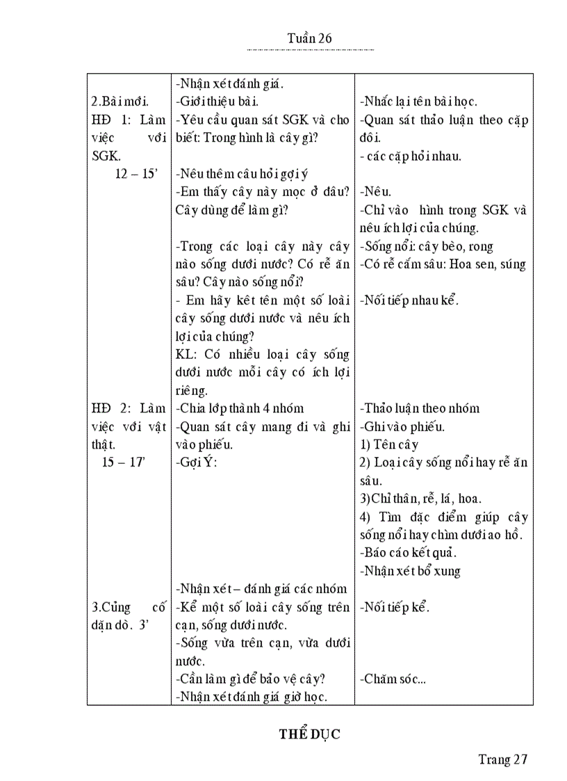 image for page Giao an lop 2 tuần 26
