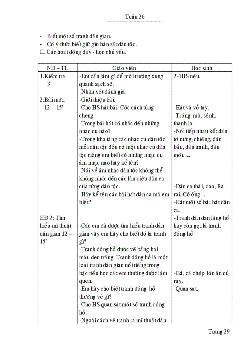 image for page Giao an lop 2 tuần 26