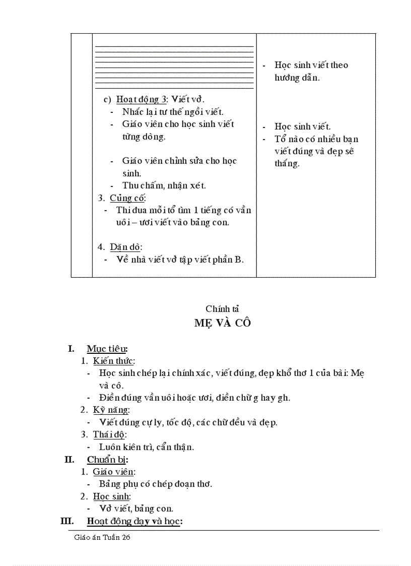 image for page Giao an 1 tuan 26