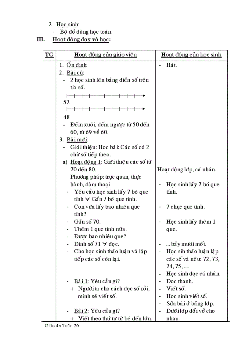 image for page Giao an 1 tuan 26