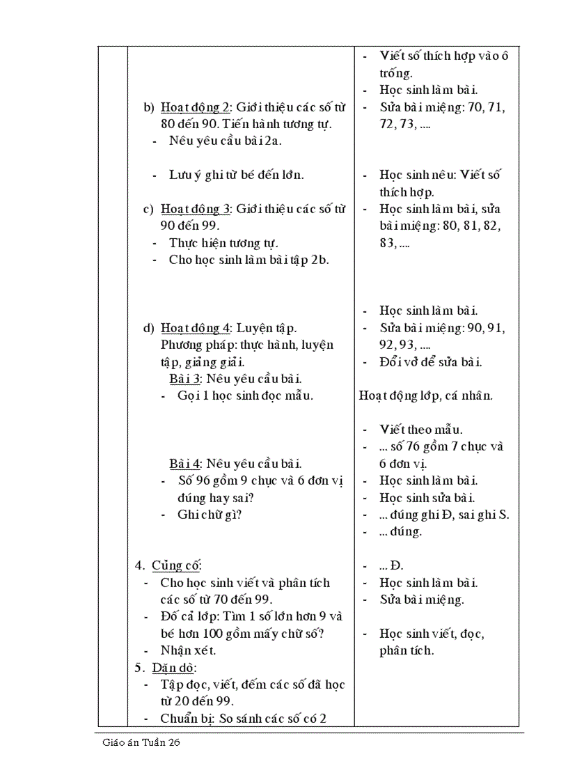 image for page Giao an 1 tuan 26