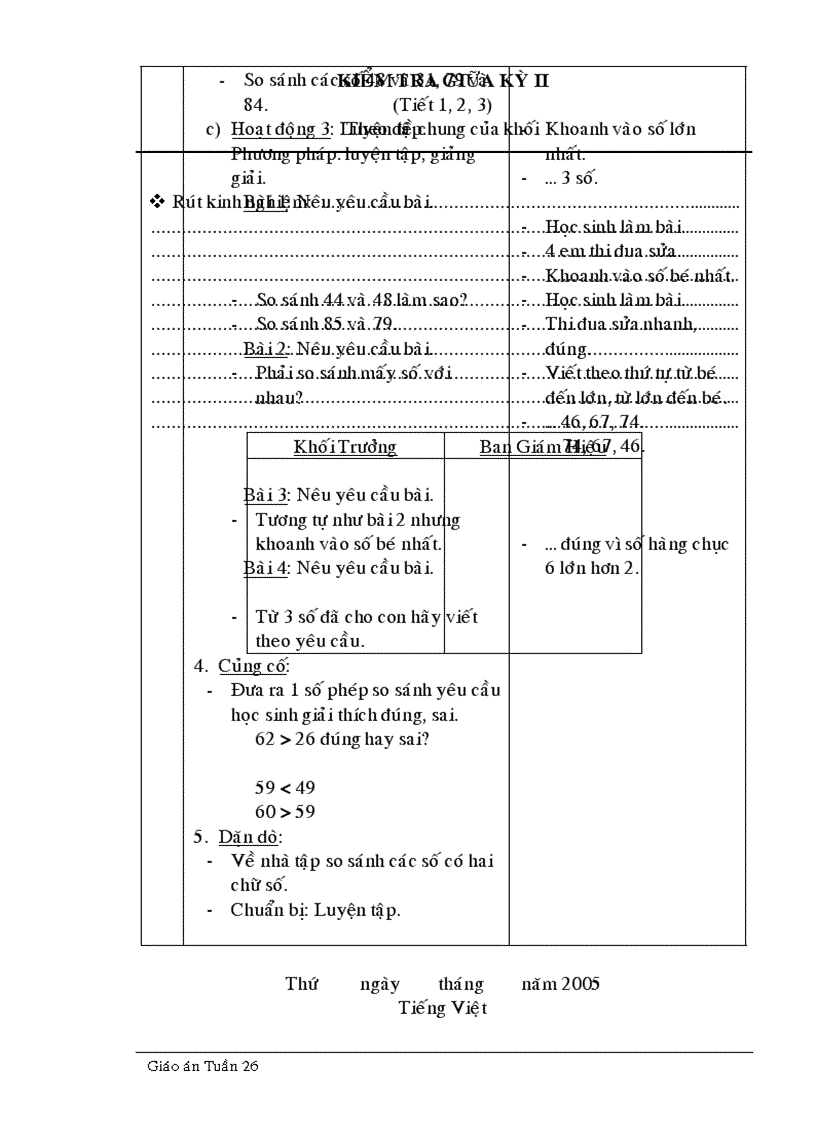image for page Giao an 1 tuan 26