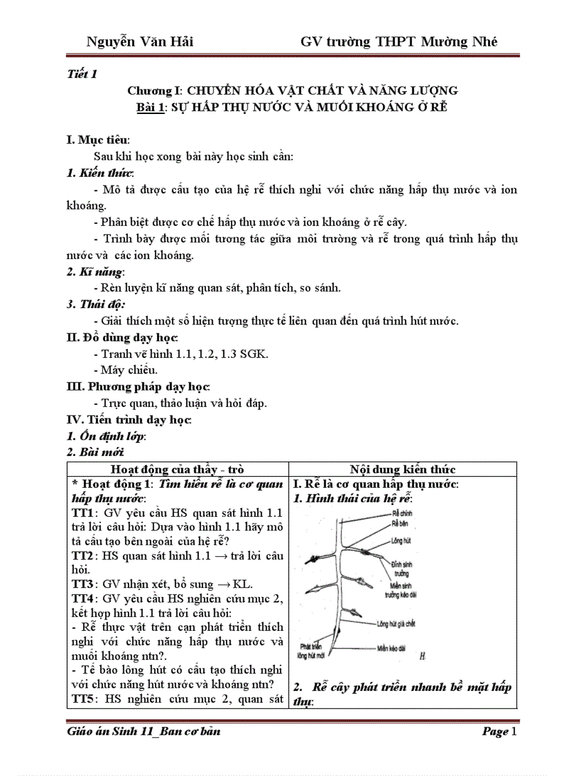 image for page Giao an 11 Trường THPT Mường Nhé Điện Biên