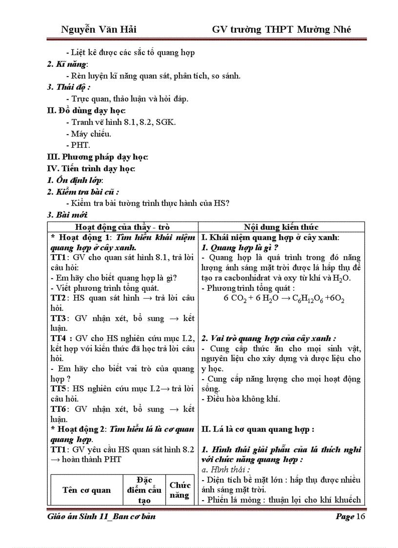 image for page Giao an 11 Trường THPT Mường Nhé Điện Biên