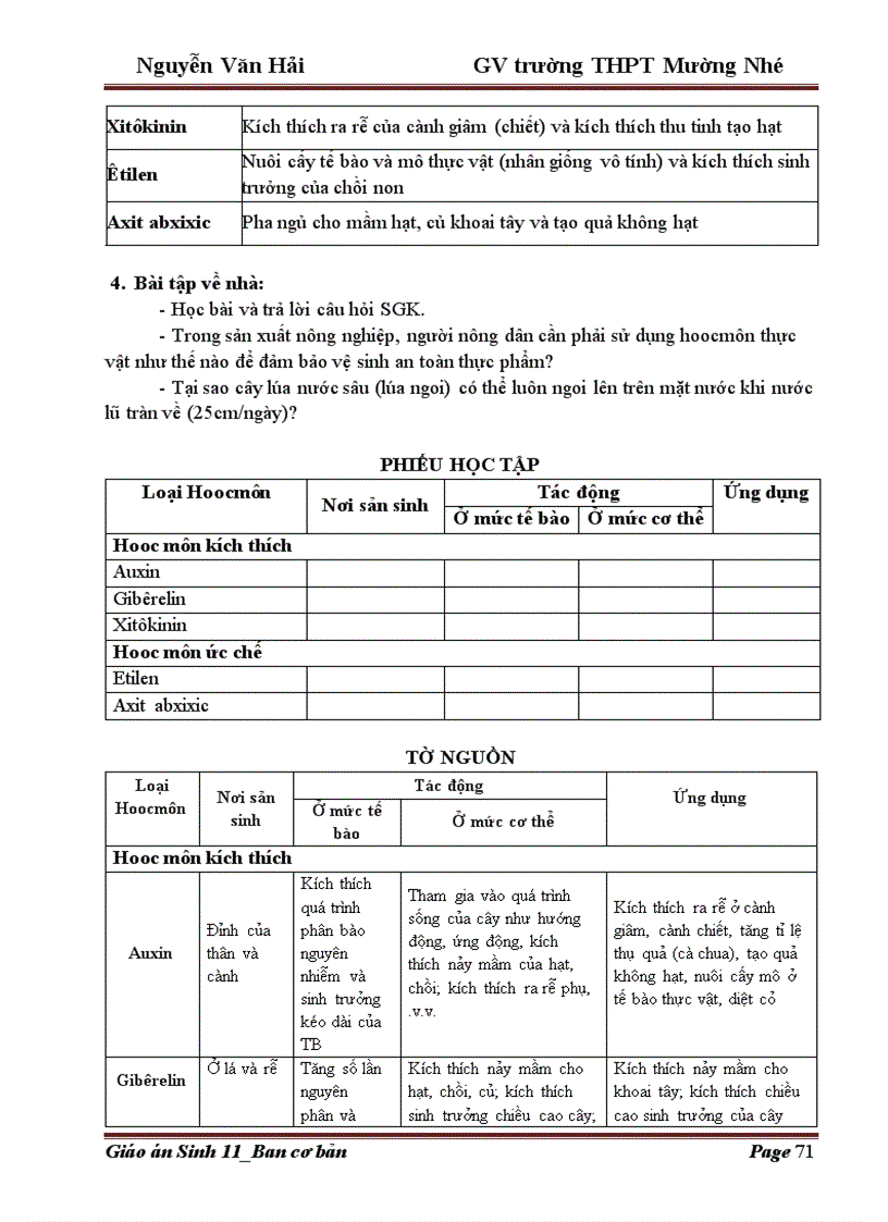 image for page Giao an 11 Trường THPT Mường Nhé Điện Biên