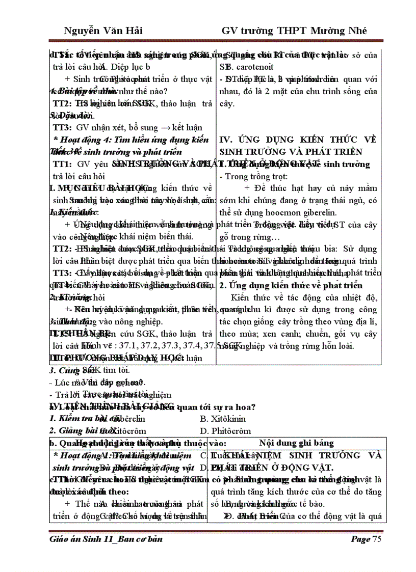 image for page Giao an 11 Trường THPT Mường Nhé Điện Biên