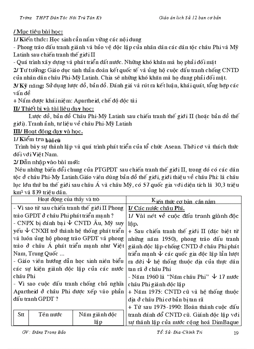 image for page Giáo án 12 cực hay đã tách tiết