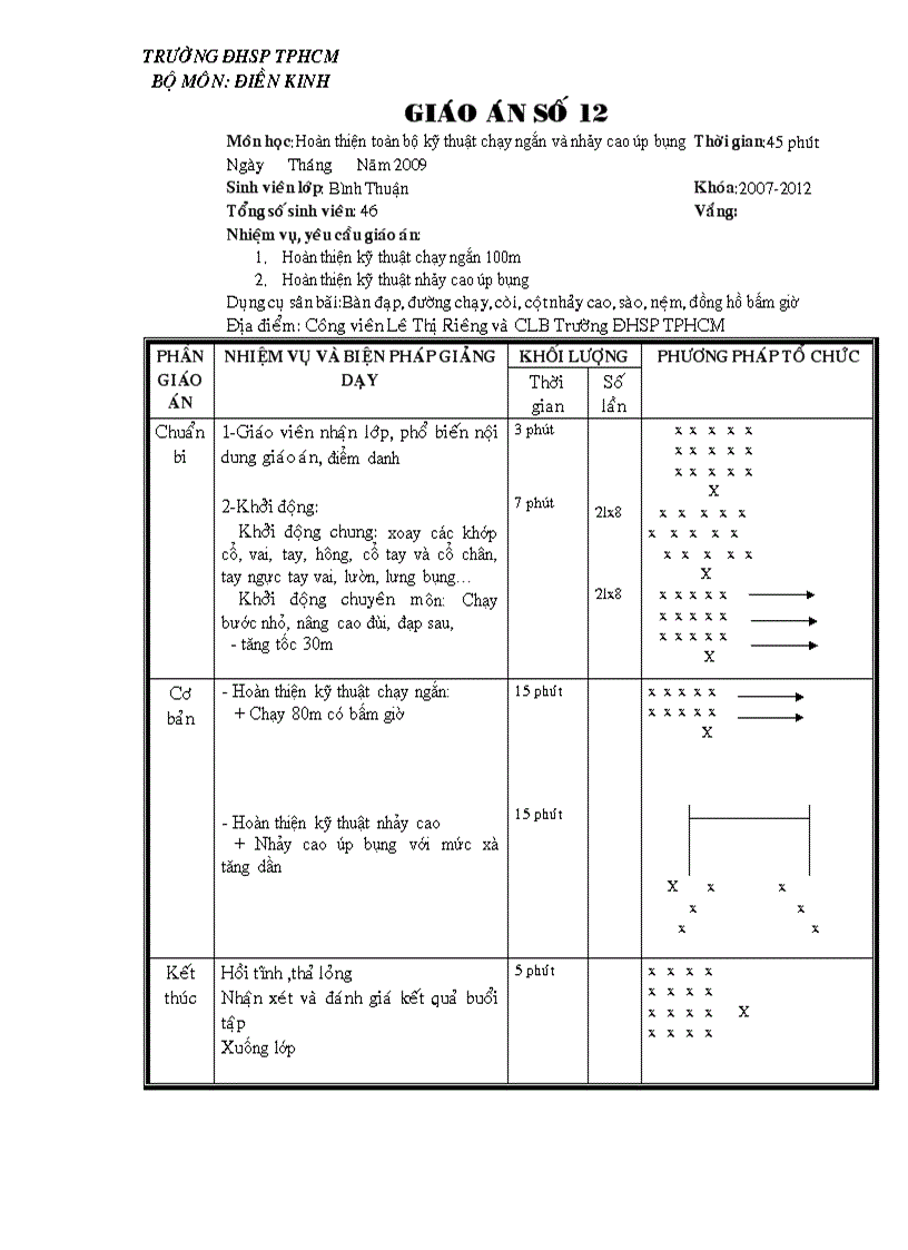 image for page Giáo an 12 Điền kinh