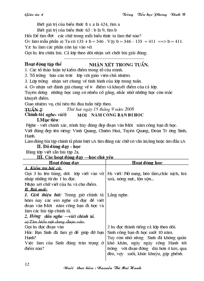 image for page Giáo án 4 tuần 1