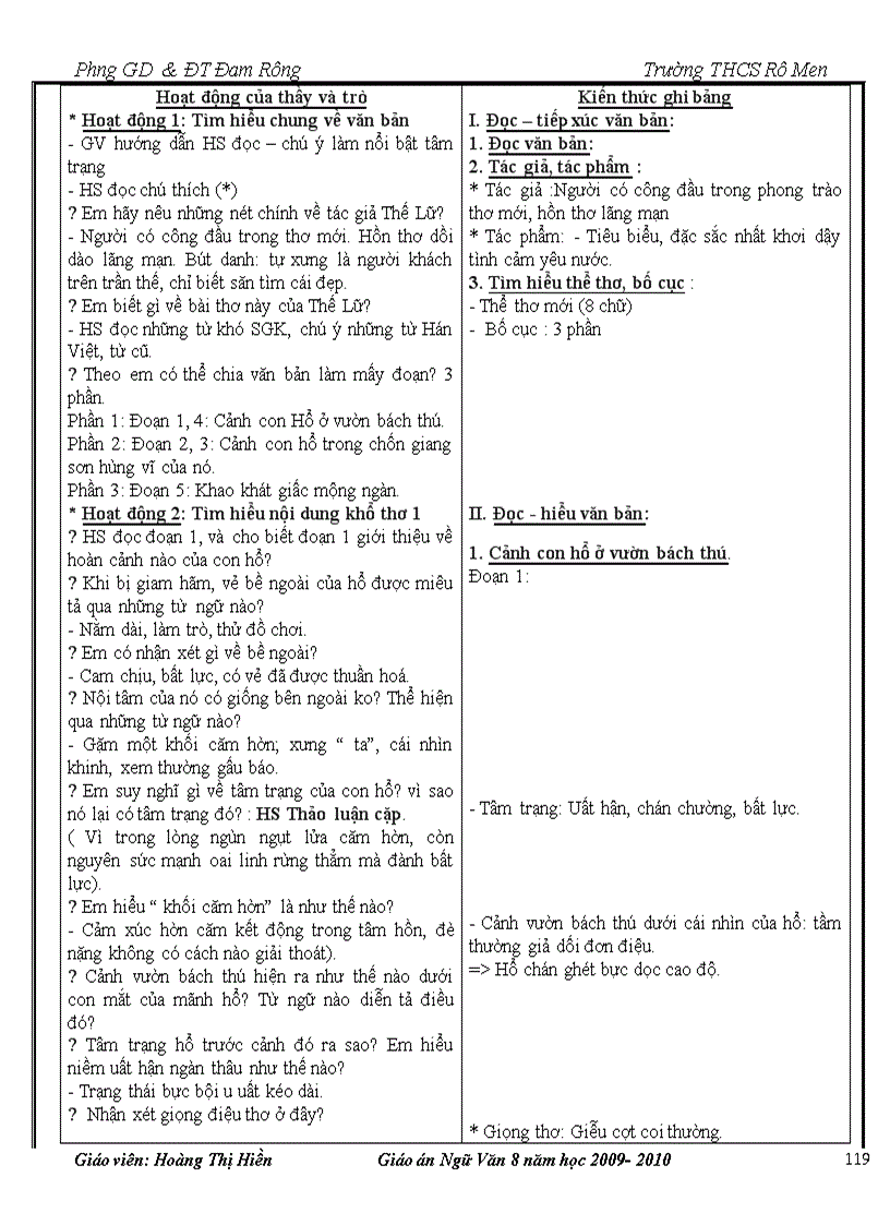 image for page Giáo án 8 hay