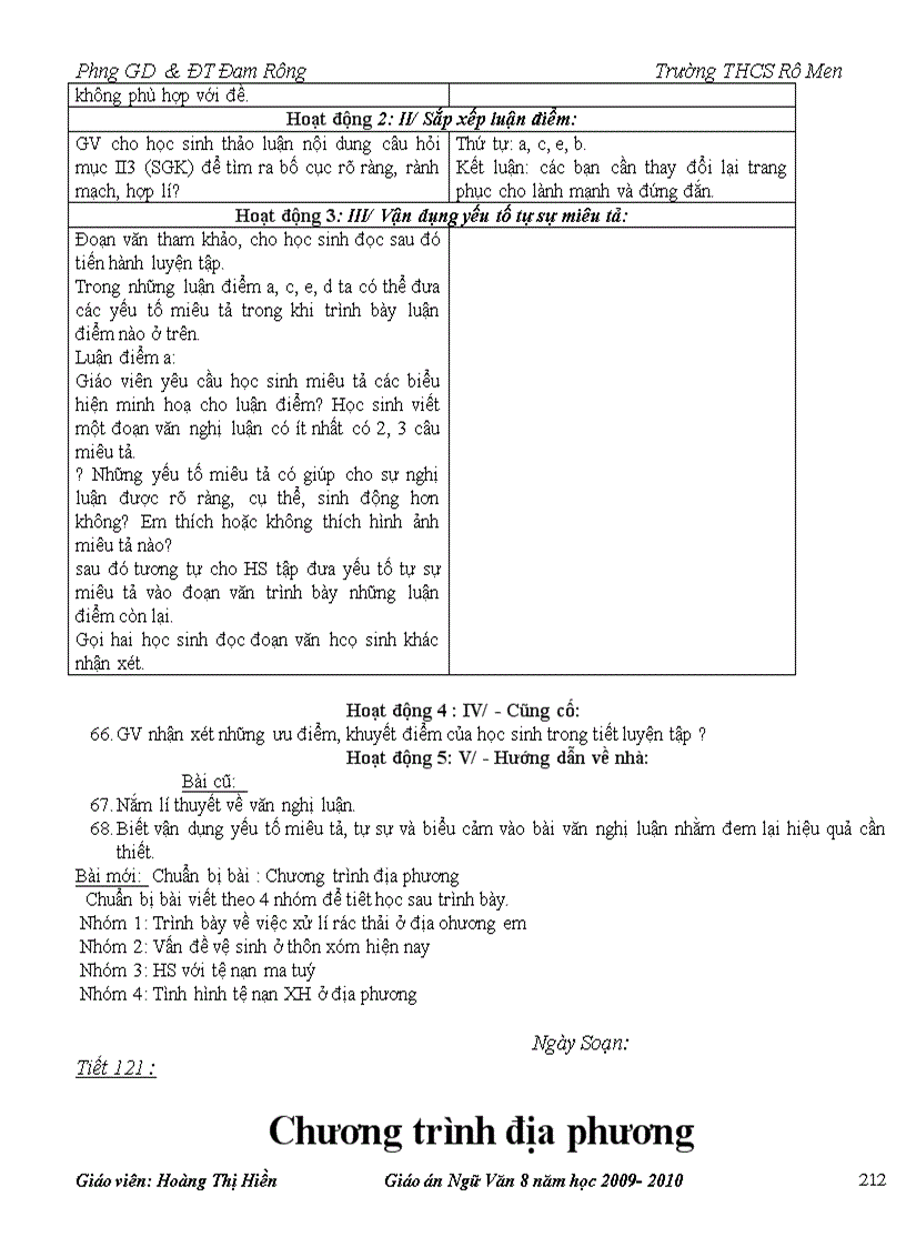 image for page Giáo án 8 hay