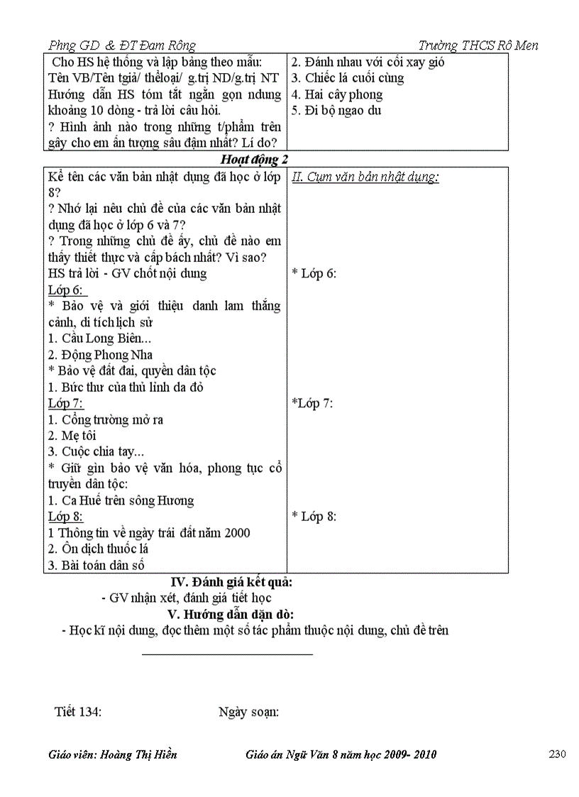 image for page Giáo án 8 hay