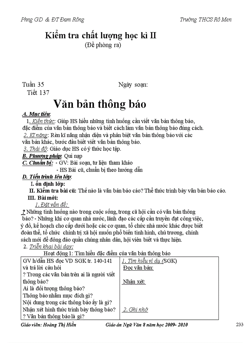image for page Giáo án 8 hay