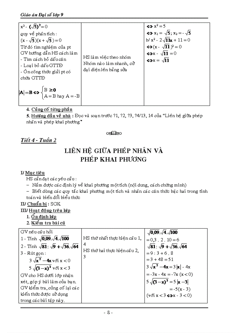 image for page Giáo án 9 tham khảo