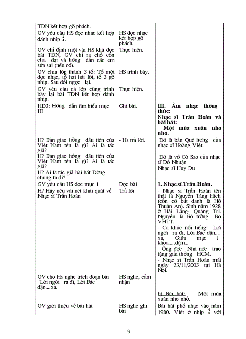 image for page Giao an am nhac 8