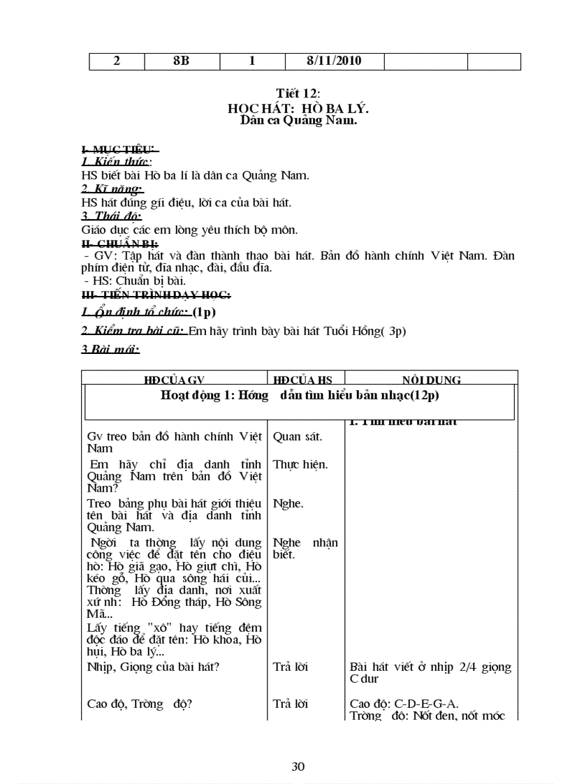 image for page Giao an am nhac 8