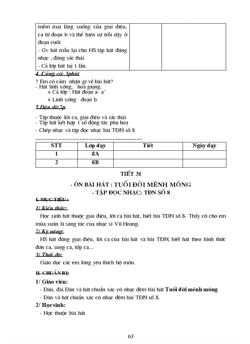 image for page Giao an am nhac 8