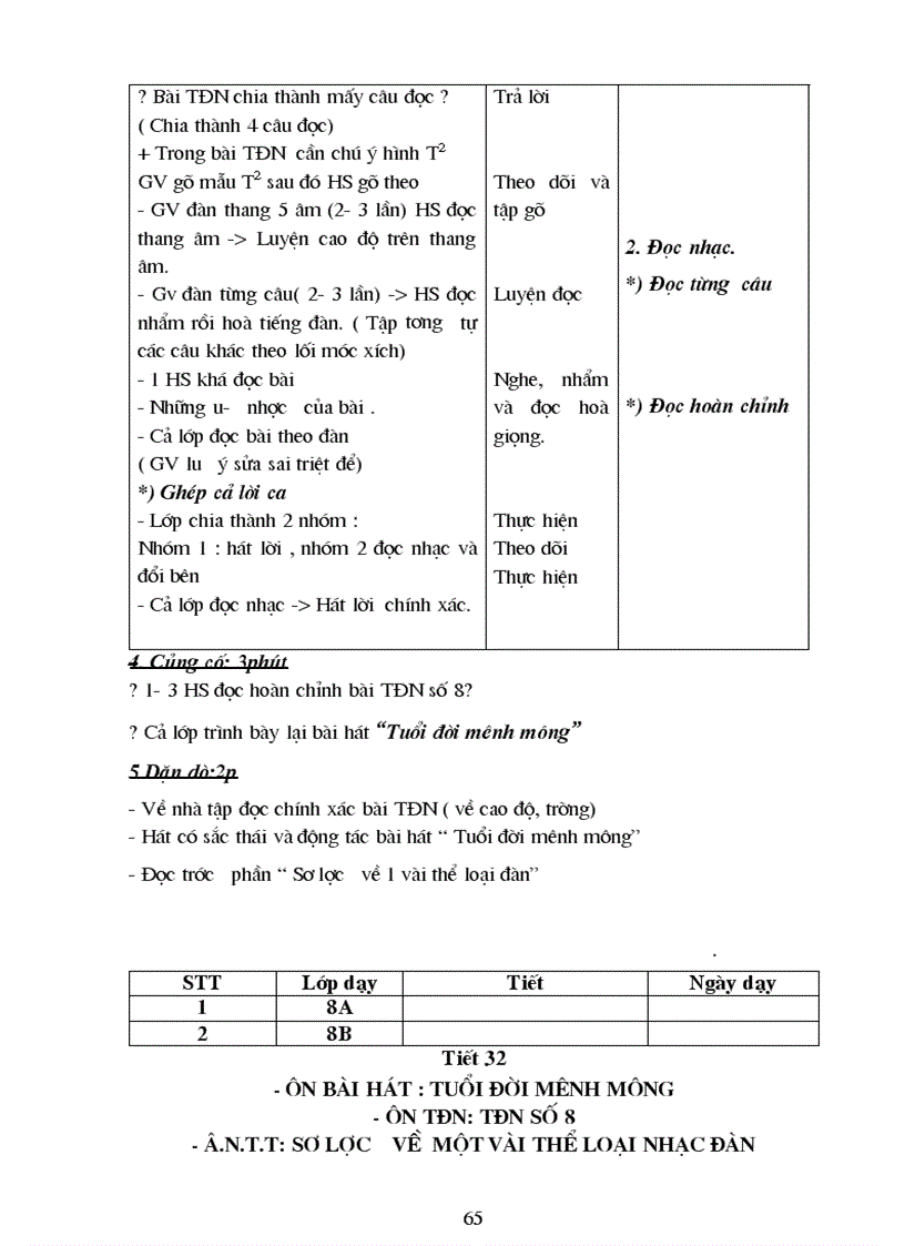 image for page Giao an am nhac 8