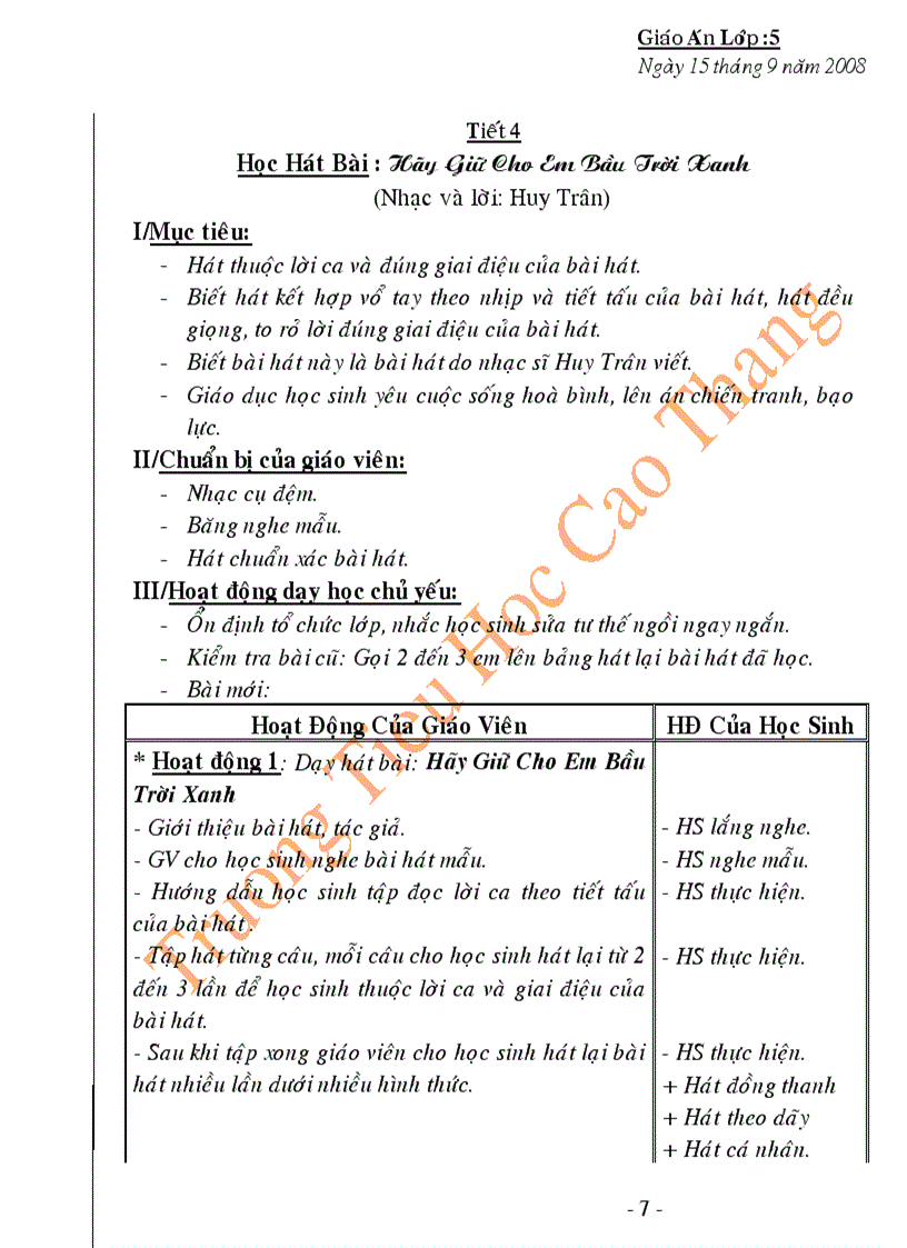 image for page Giao an am nhac ca nam chuan