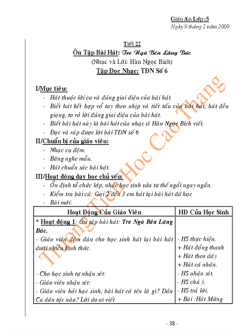 image for page Giao an am nhac ca nam chuan