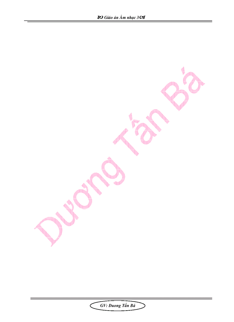 image for page Giáo án âm nhạc lớp 3