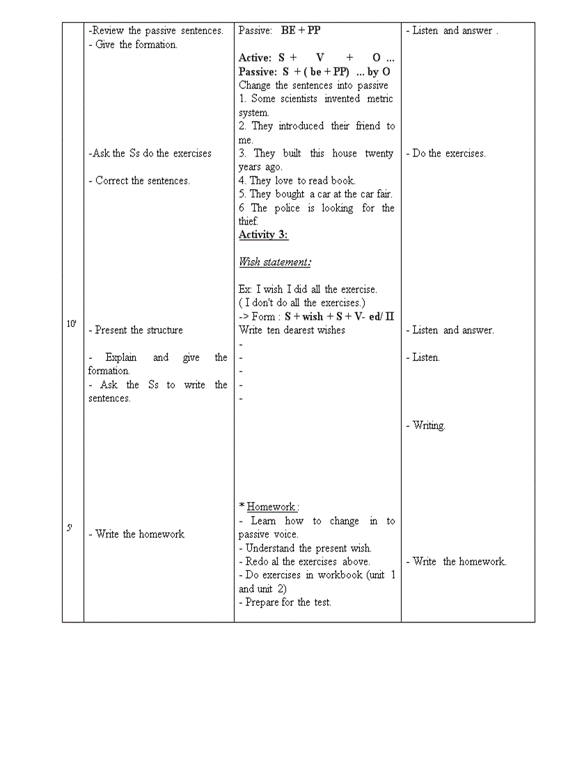 image for page Giáo án anh 9 U 1 2