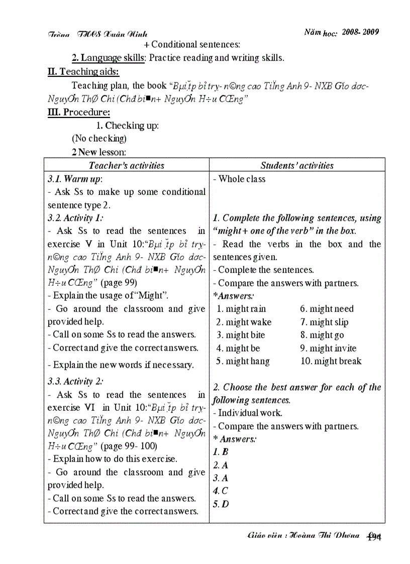 image for page Giao an anh van 9 hay