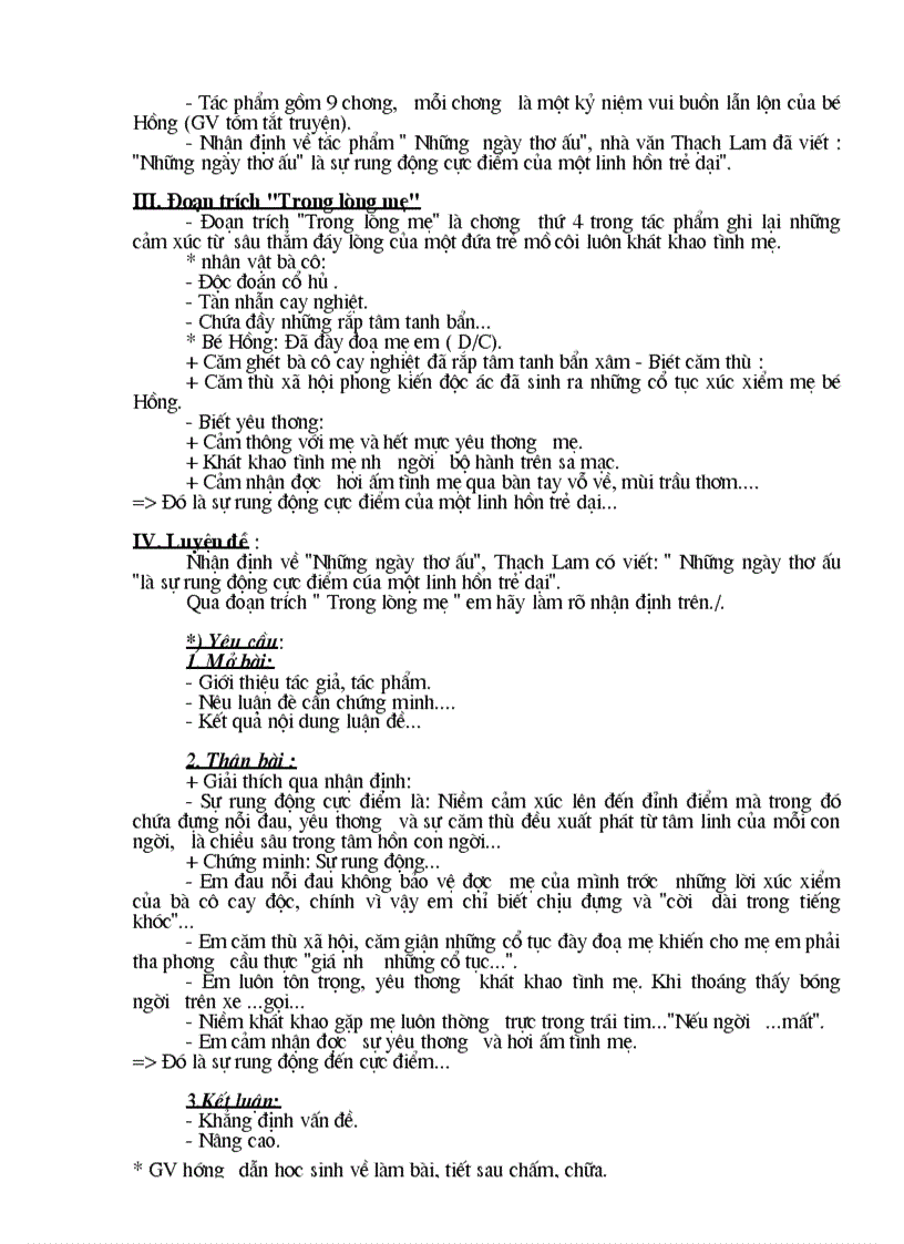 image for page Giáo án bồi dưỡng Văn 8