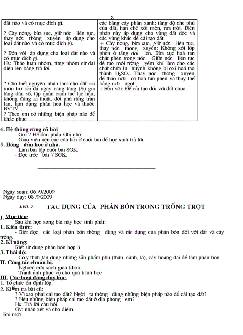 image for page Giáo án công nghệ 7 có tích hợp bảo vệ môi trường