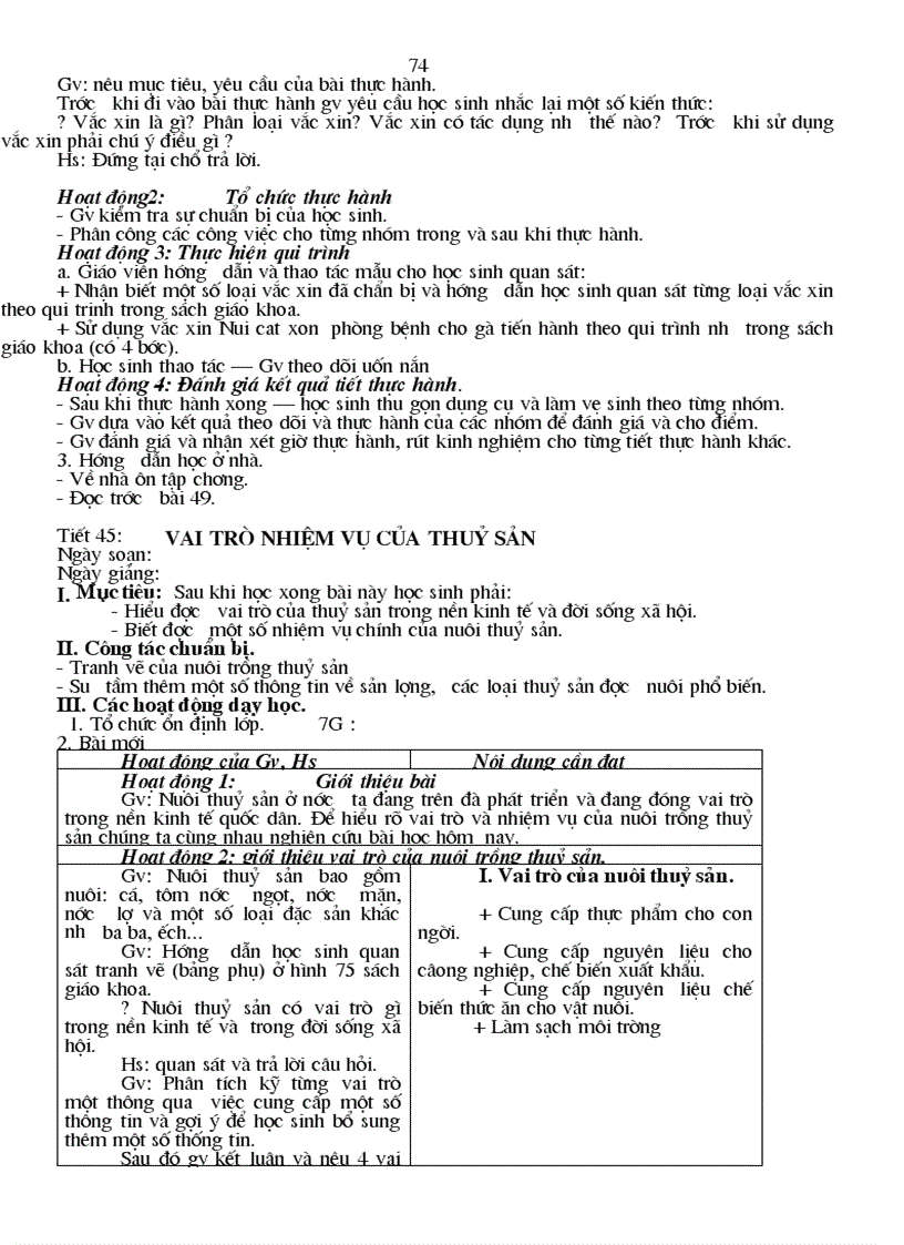 image for page Giáo án công nghệ 7 có tích hợp bảo vệ môi trường