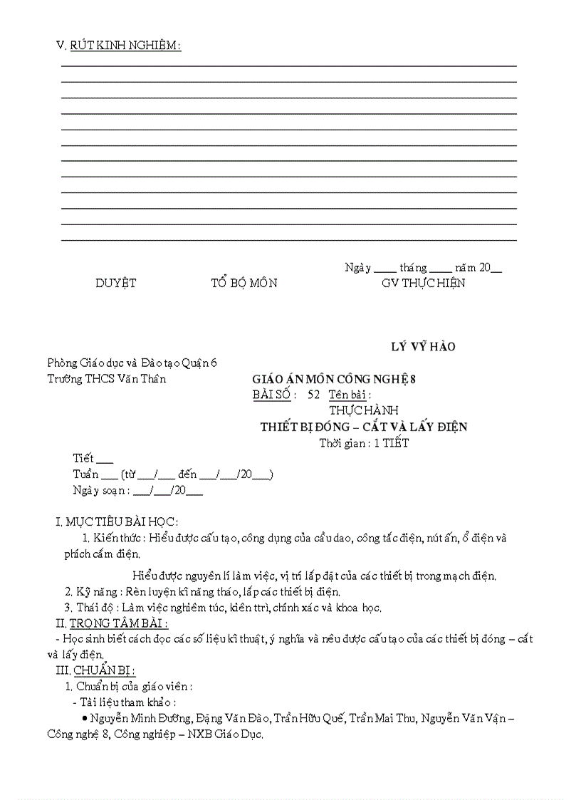 image for page Giáo án công nghệ 8 trọn bộ