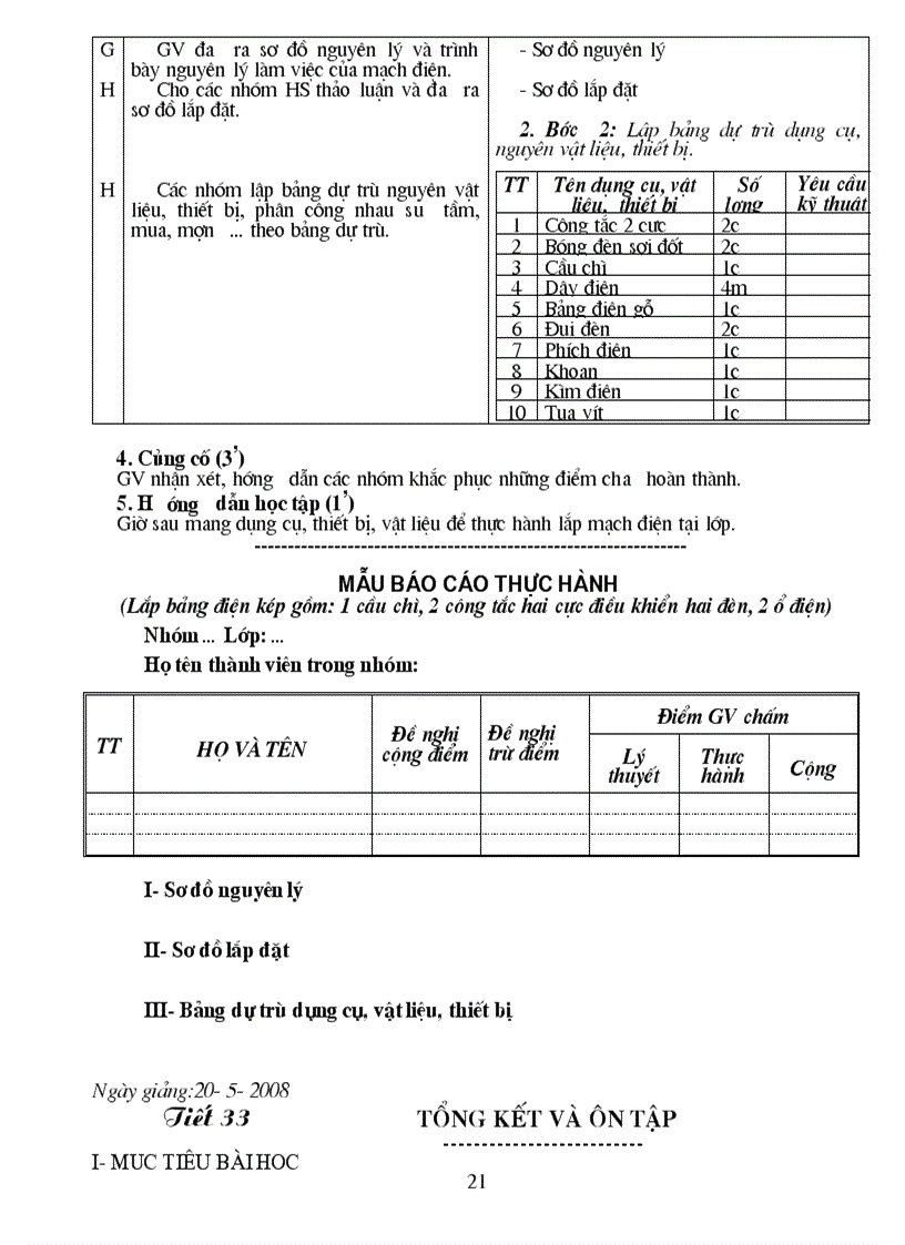 image for page Giáo án Công nghệ 9 kỳ II