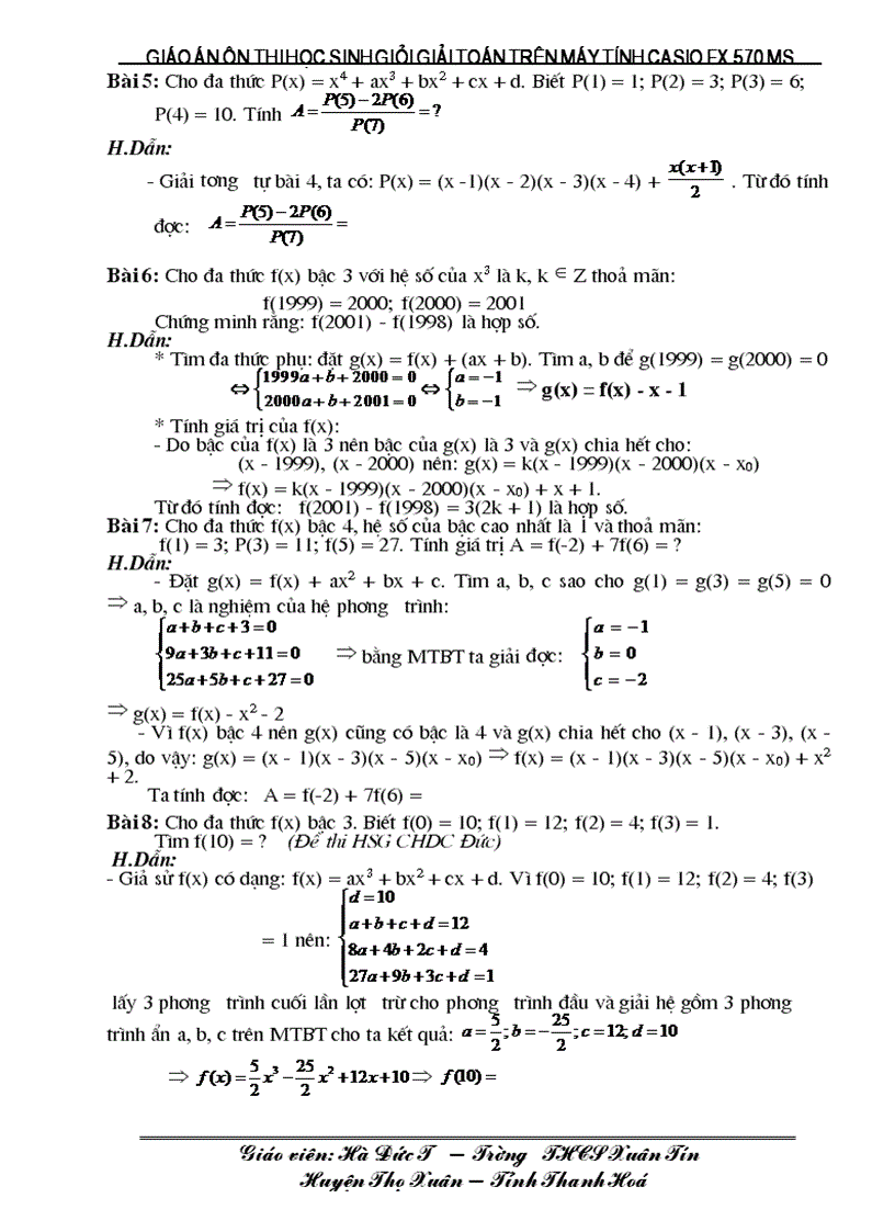 image for page Giao an day on casio fx 570 ms