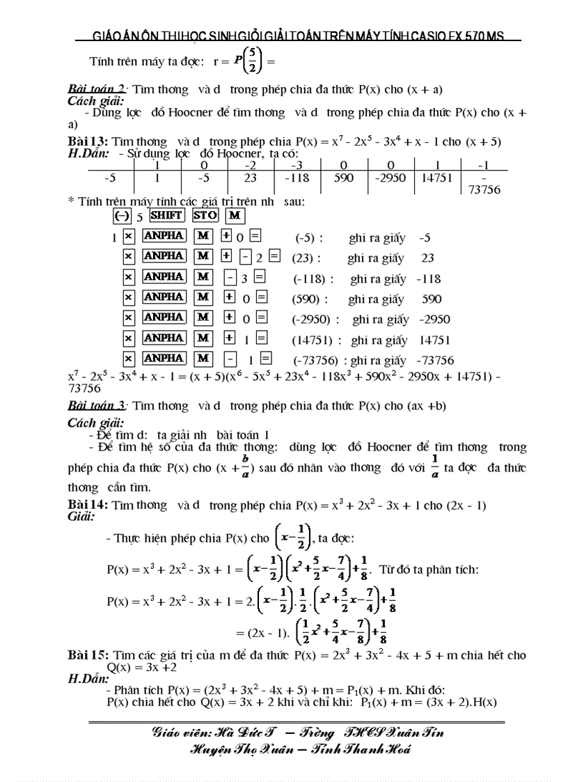 image for page Giao an day on casio fx 570 ms