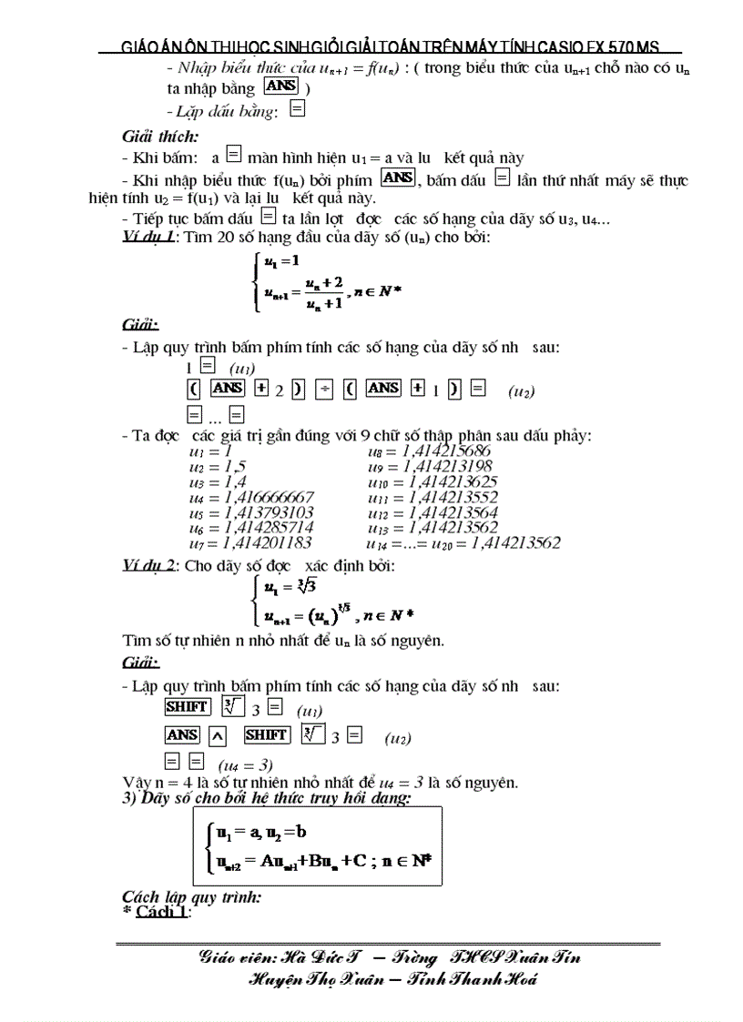 image for page Giao an day on casio fx 570 ms