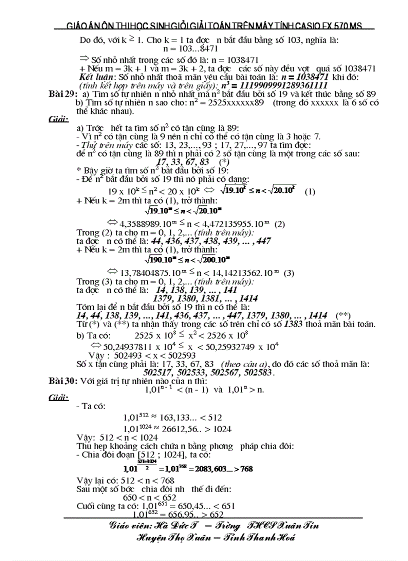 image for page Giao an day on casio fx 570 ms