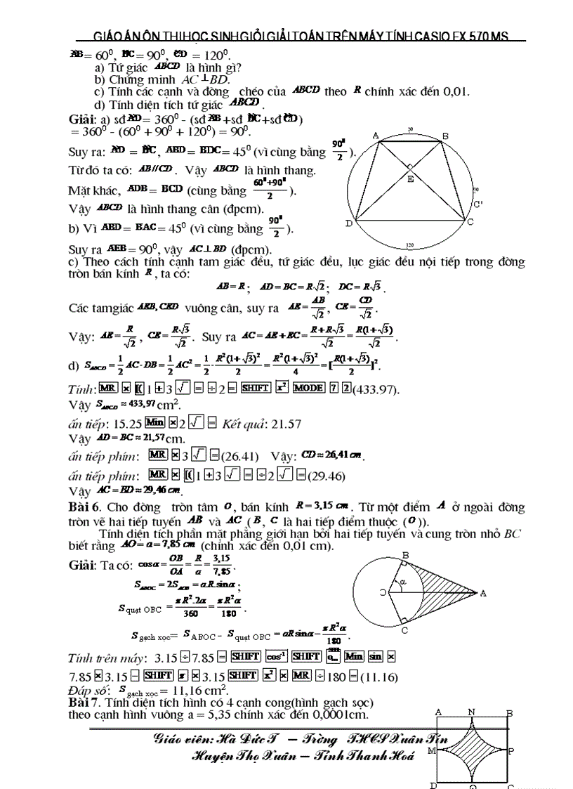 image for page Giao an day on casio fx 570 ms