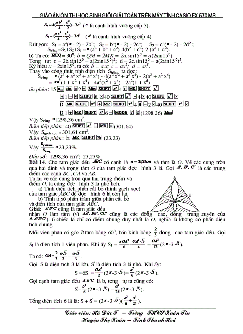 image for page Giao an day on casio fx 570 ms