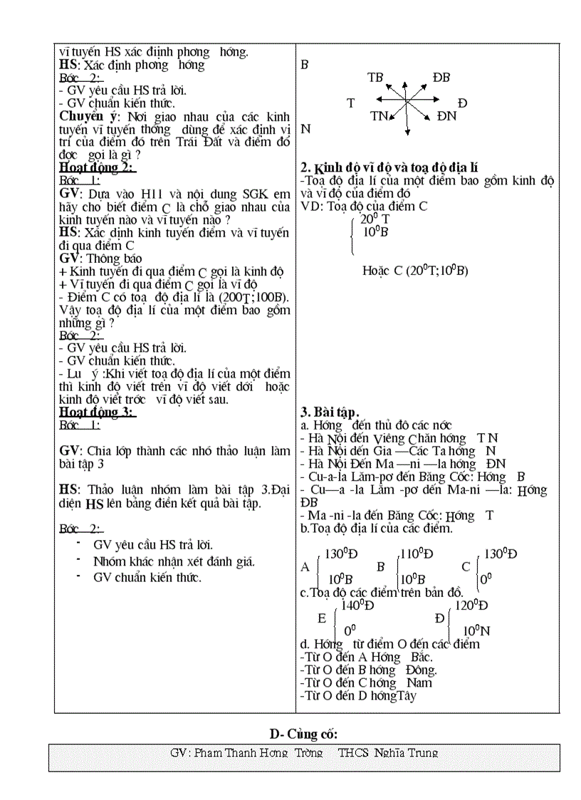 image for page Giaó án địa 6 tích hợp môi trường