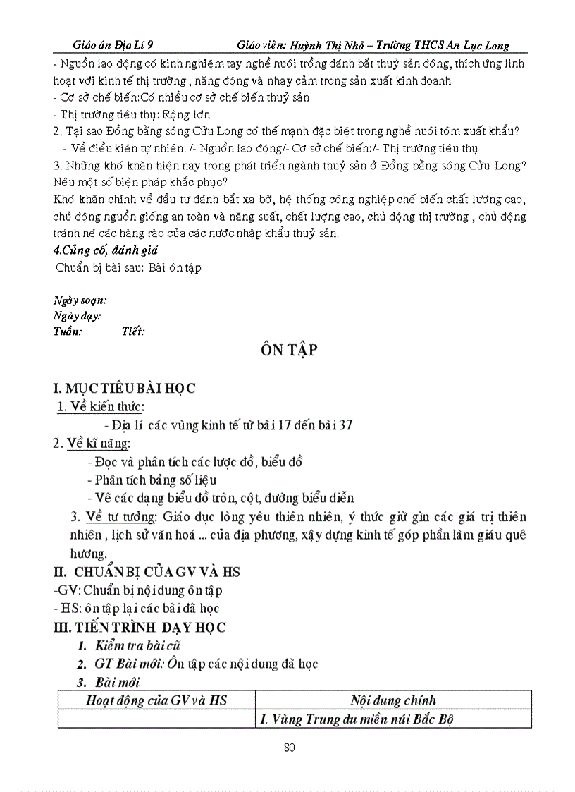 image for page Giáo án địa lí 9 cả năm