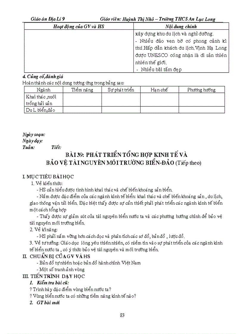 image for page Giáo án địa lí 9 cả năm