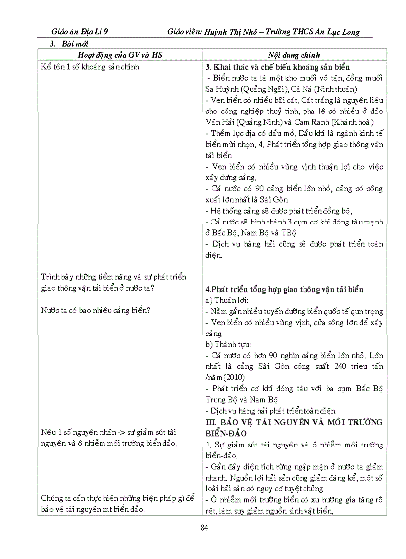image for page Giáo án địa lí 9 cả năm